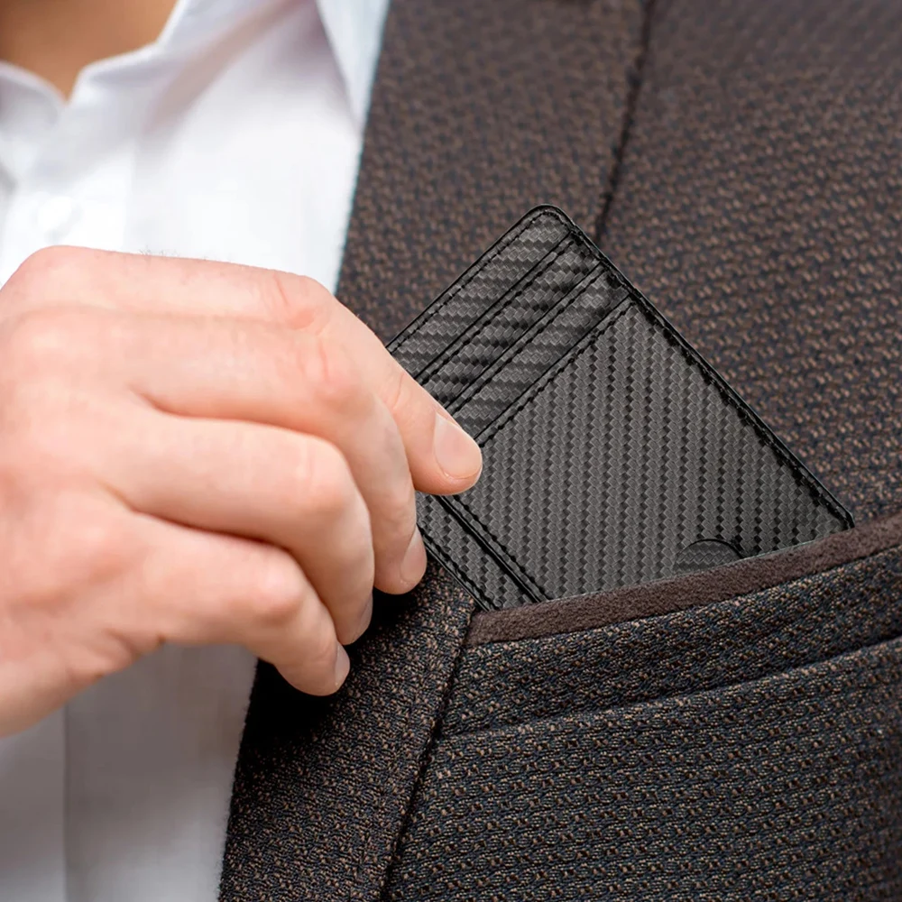 Premium Slim Leather Card Holder (RFID Protected)
